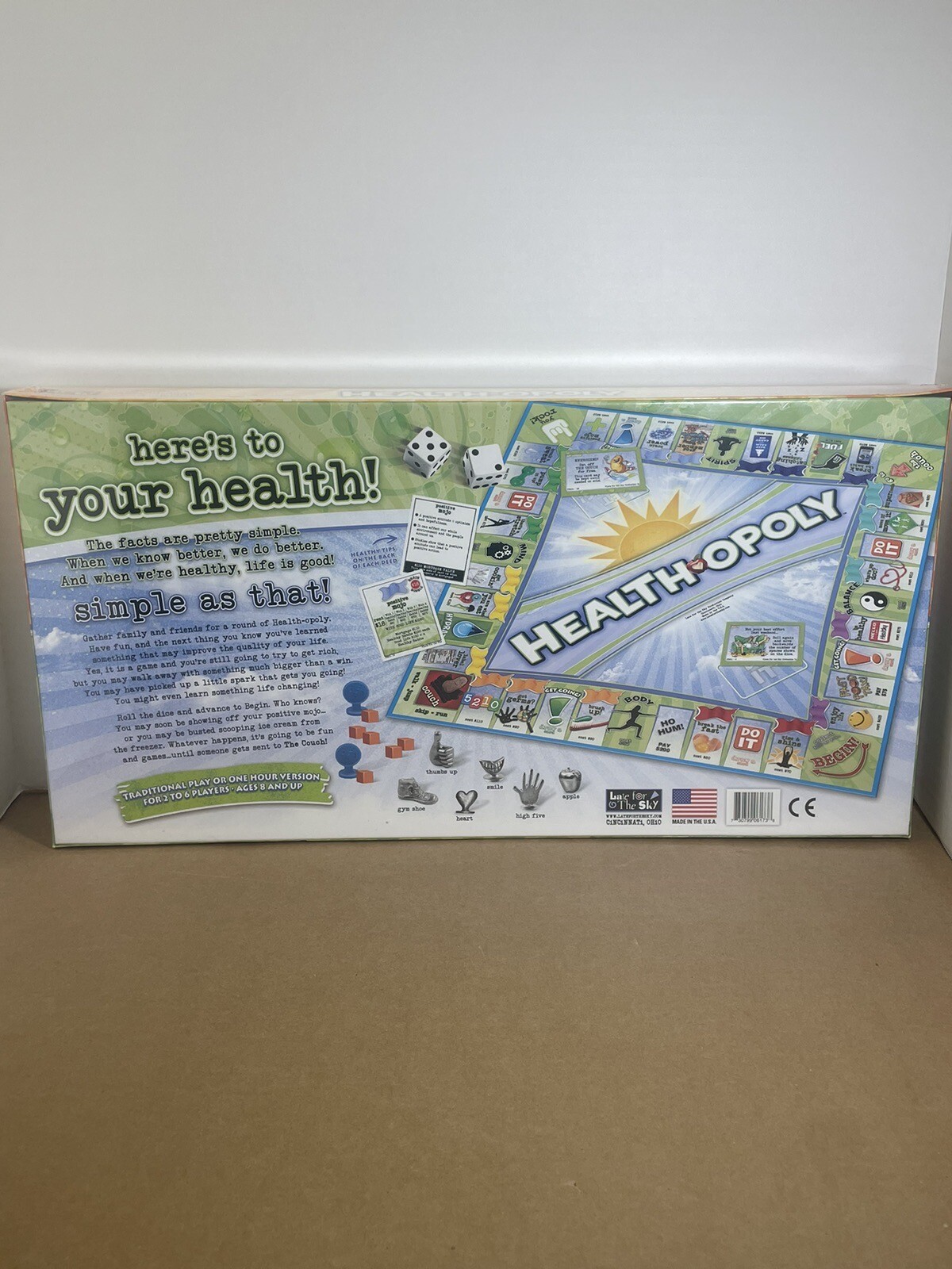 Healthopoly A Game Celebrating Good Health and Ways to Keep it NEW SEALED