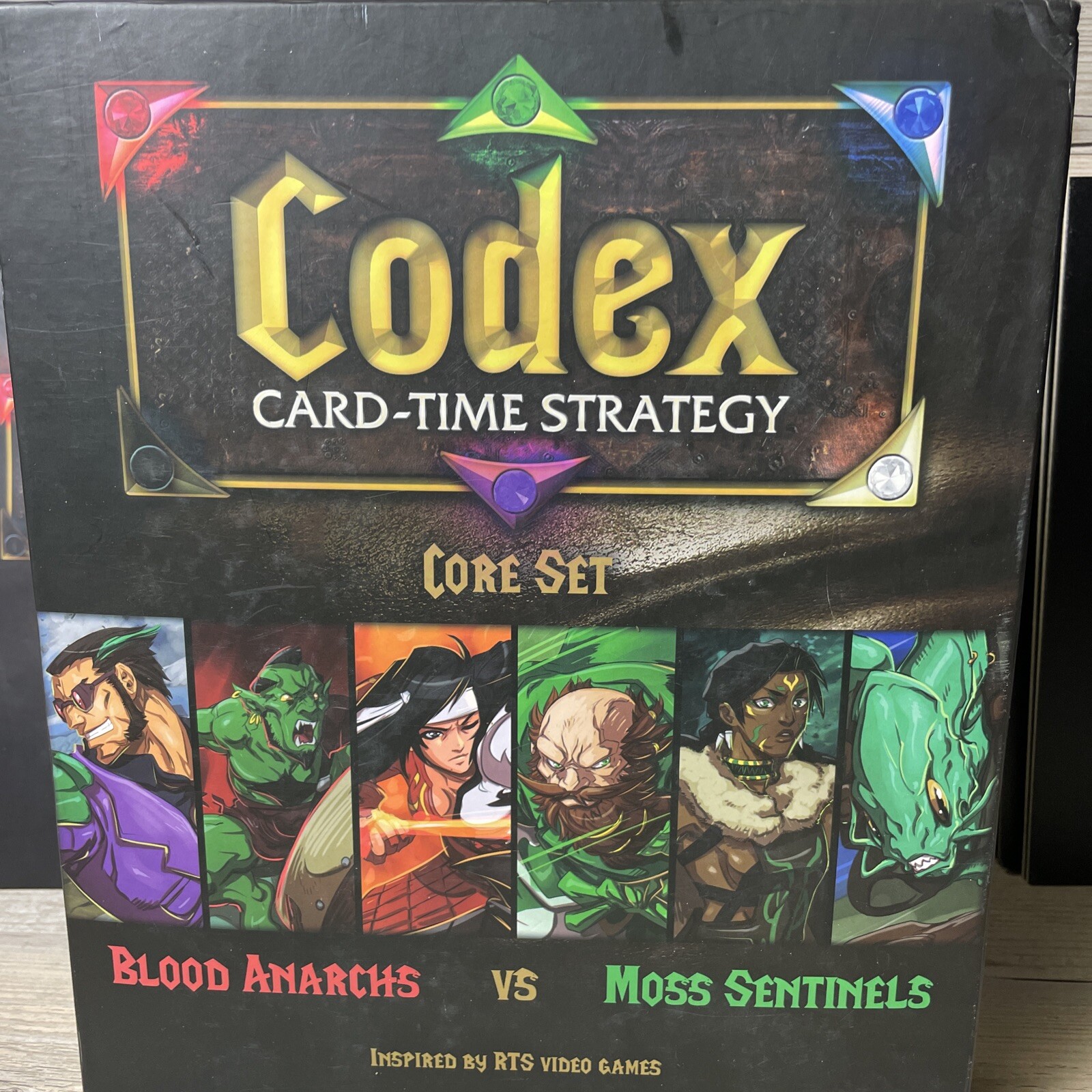 CODEX Card-Time Strategy Core Set Game, Blood Anarchs vs Moss Sentinels COMPLETE