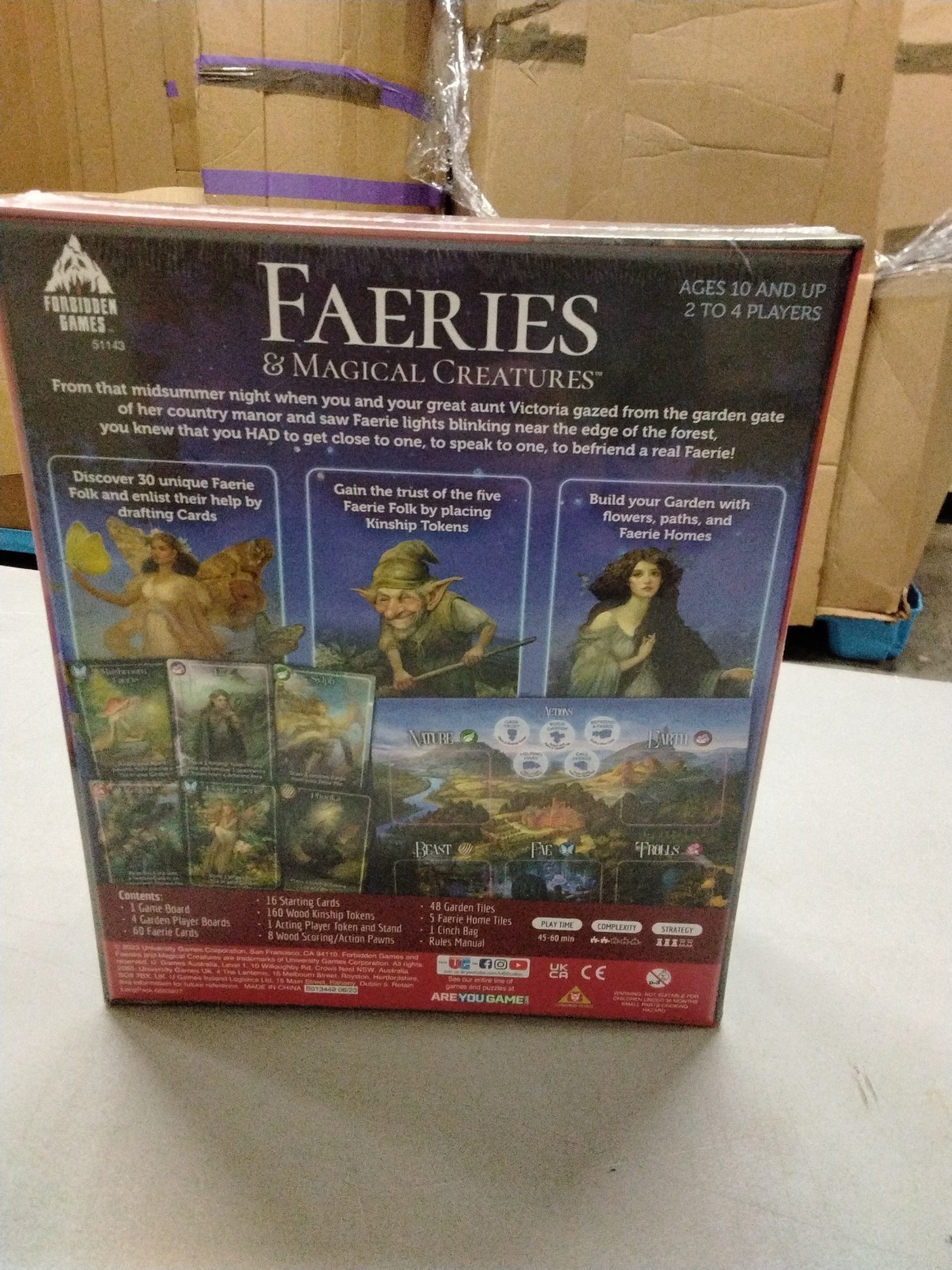 Fairies & Magical Creatures Board Game – Forbidden Games- Family Friendly