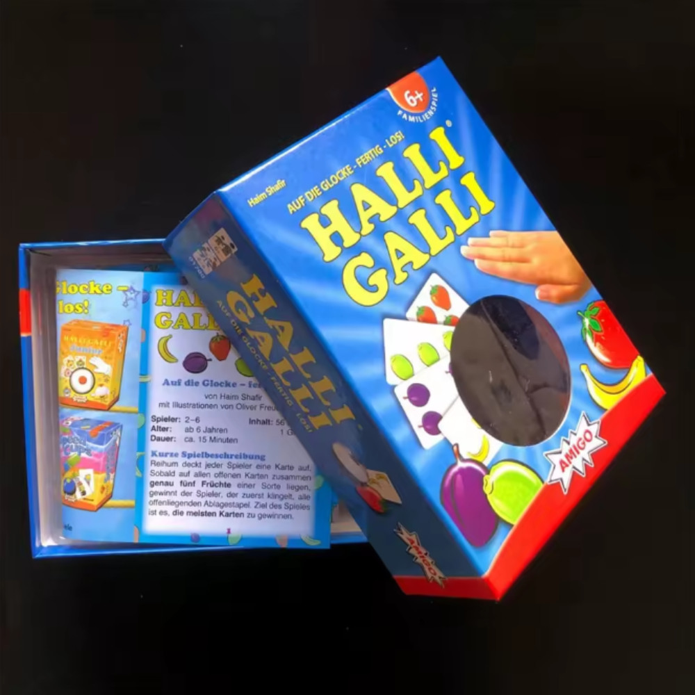 Halli Galli Family Card Game Fast Reaction Party Game Holiday Gathering Fun