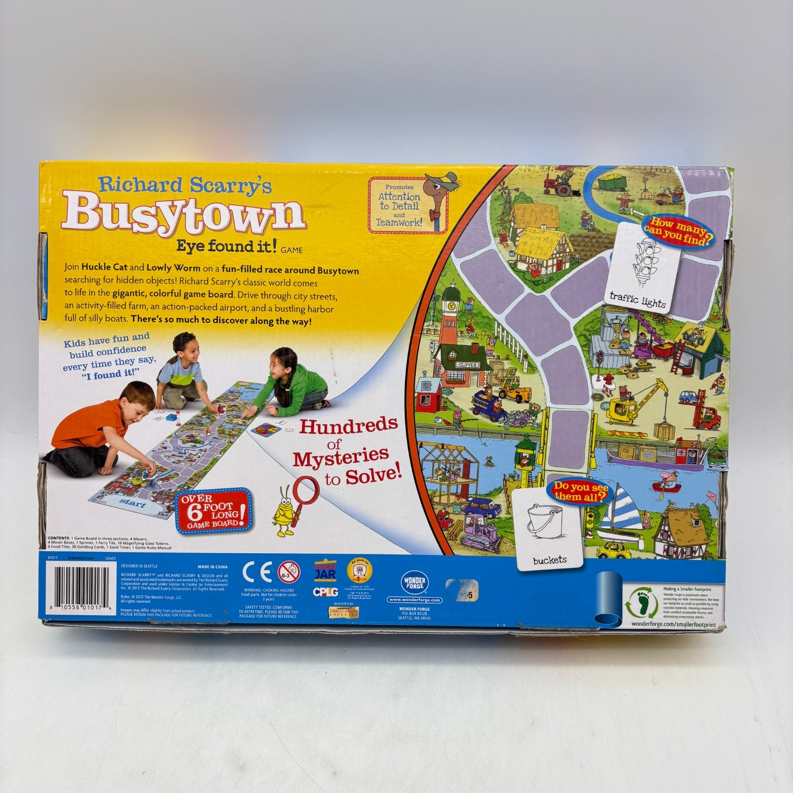 Richard Scarry’s Busytown Eye Found It Game COMPLETE Wonder Forge 2012 Kids
