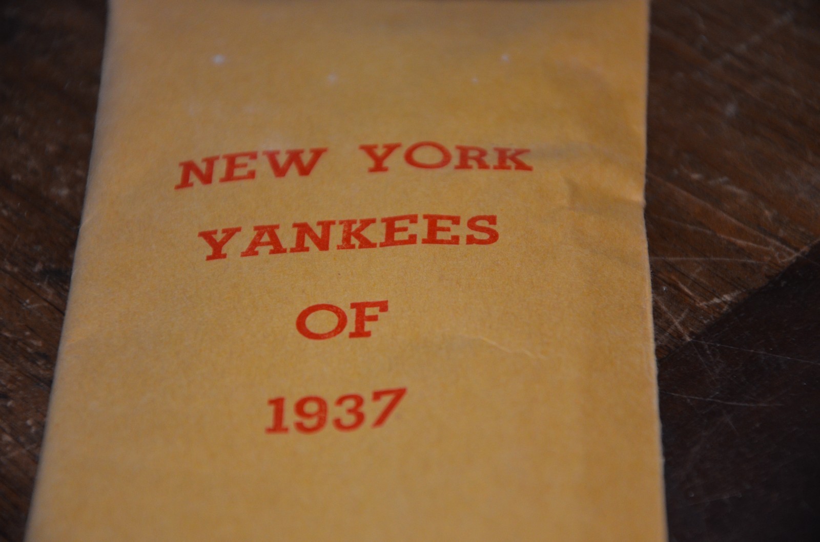 APBA 1937 New York Yankees Baseball Great Teams Of The Past Set
