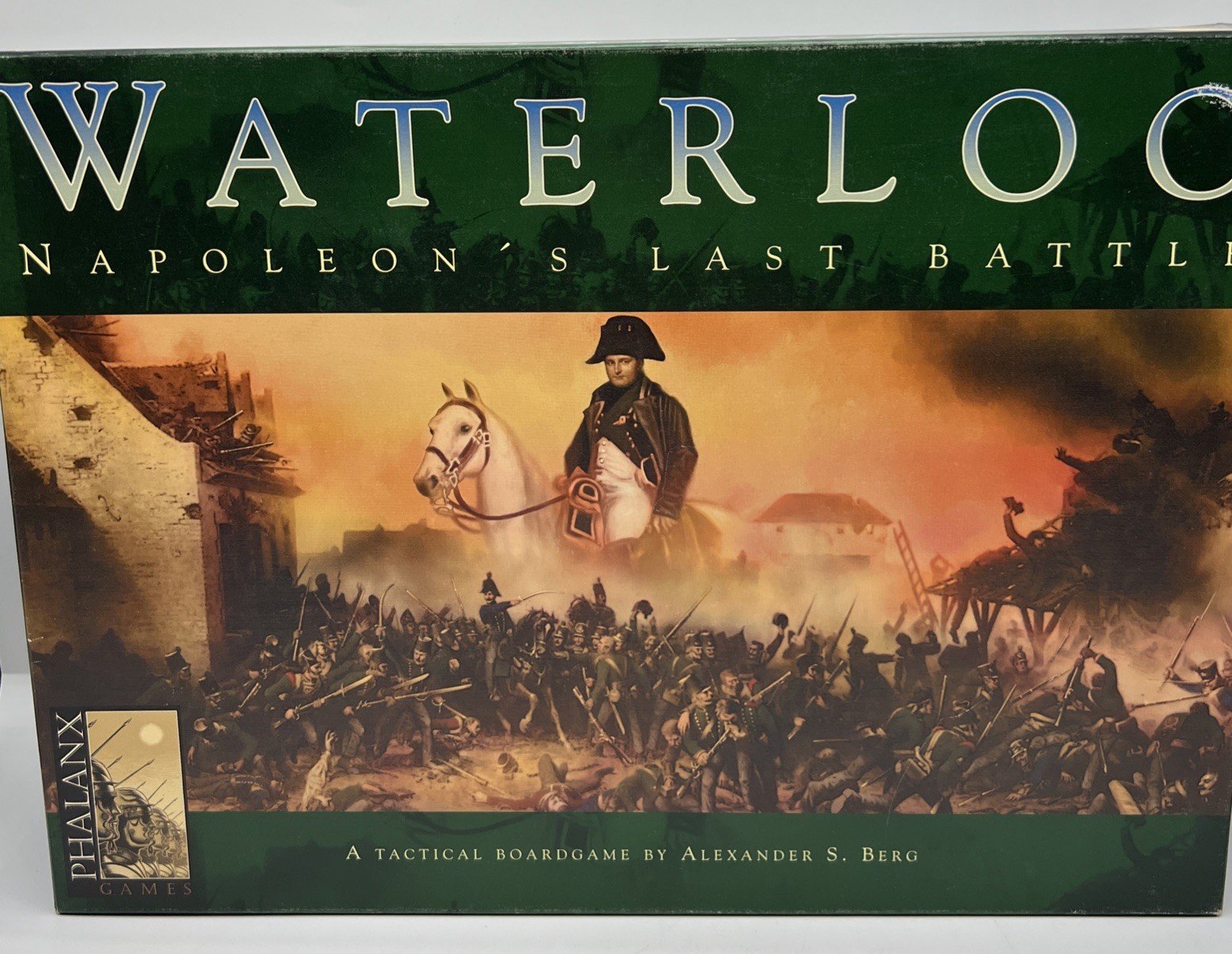 Waterloo Napoleon’s Last Battle Board Game by Alex Berg 2001 Complete In Box!