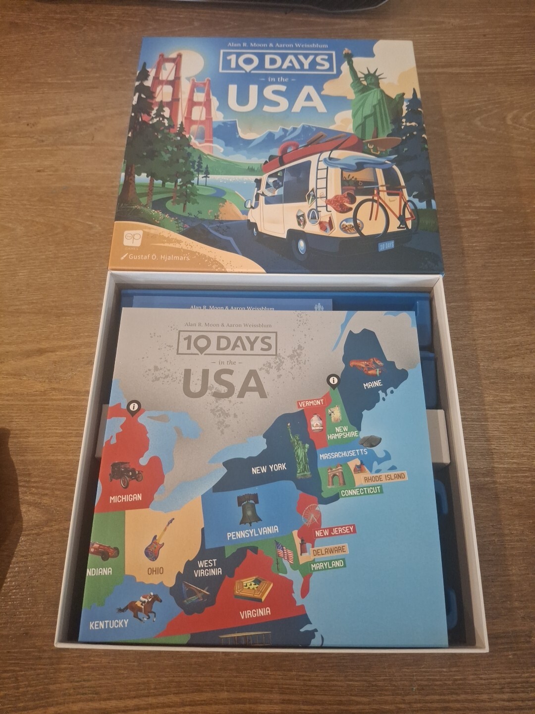 10 Days in The USA | Family Road Trip Board Game for All Ages | Alan Moon Game