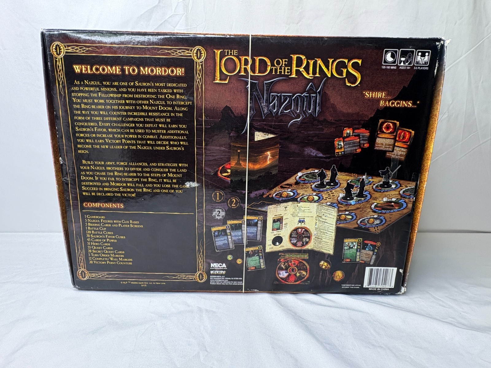 The Lord of the Rings Nazgul Board Game – Heroclix Neca Wizkids