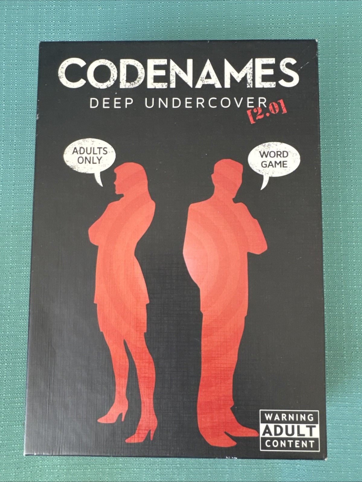 Codenames Games Deep Undercover 2.0 (Lark & Clam Strategy Game) 98% Complete