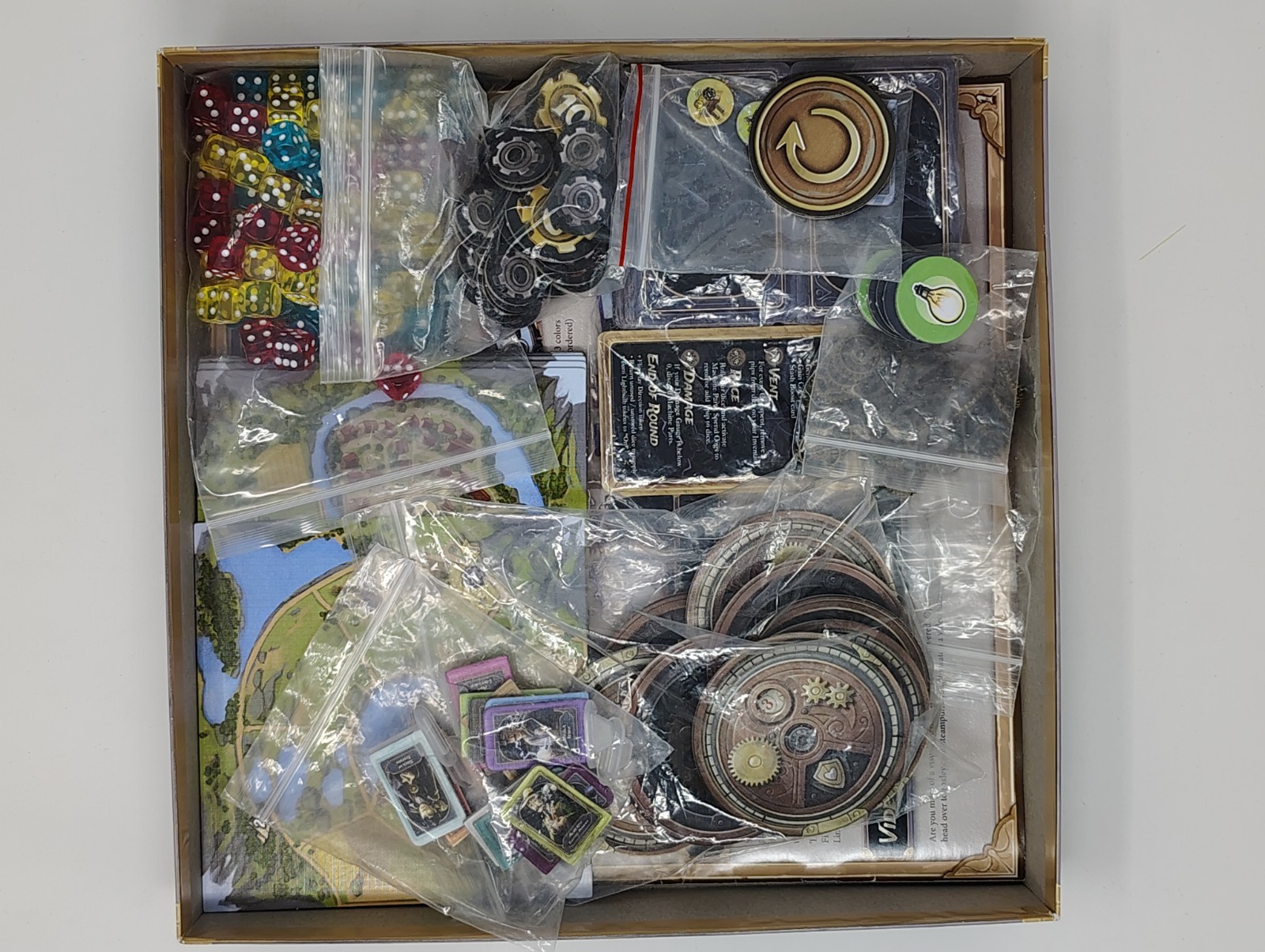 Steampunk Rally Board Game Build Fantastical Machines 2014 Includes Metal Cogs
