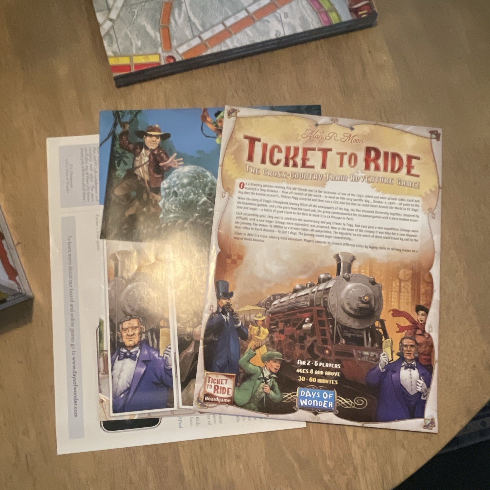 Days of Wonder Ticket to Ride Train Board Game Spiel des Jahres 2004 DO7201