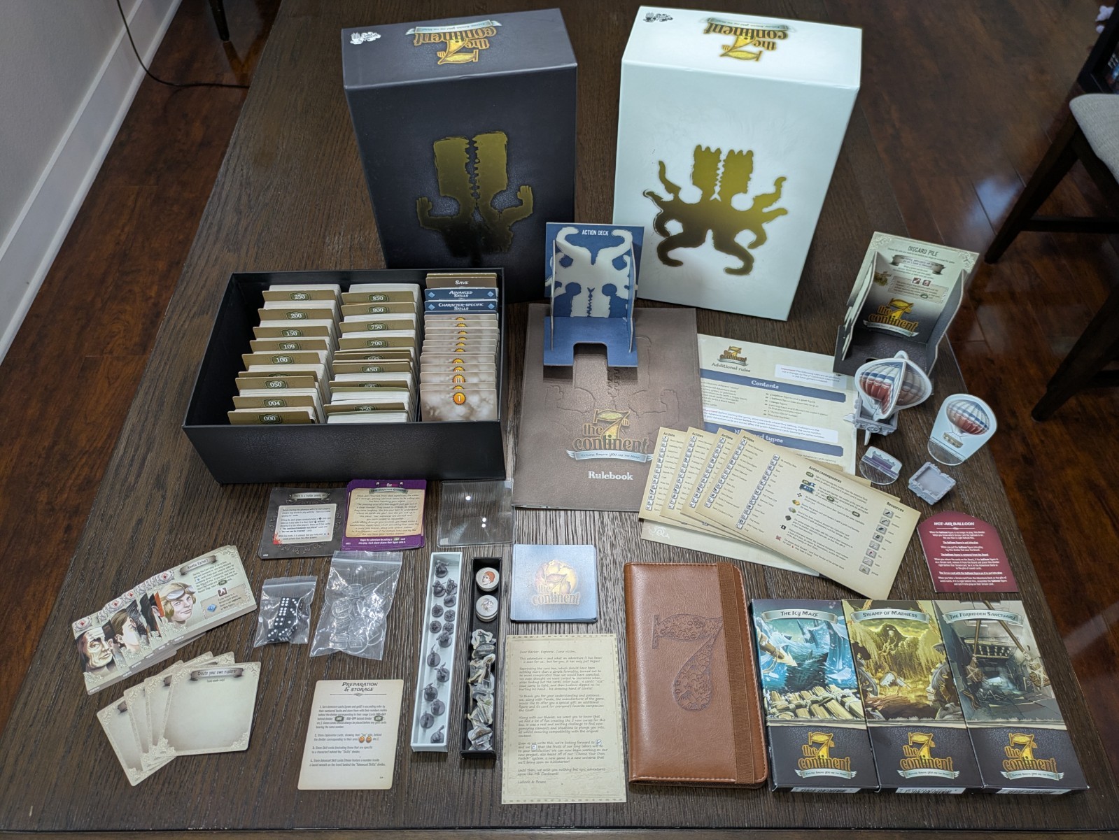 The 7th Continent Board Game – KICKSTARTER: Base Game + Expansions Serious Poulp