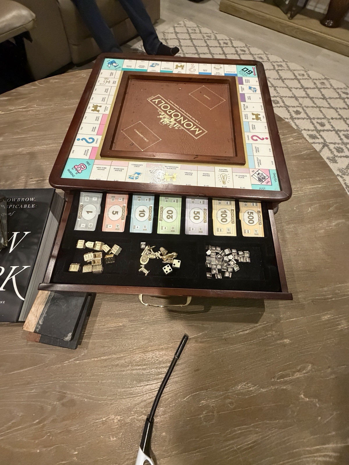 Rare Frontgate luxury Edition Monopoly Board game Preowned