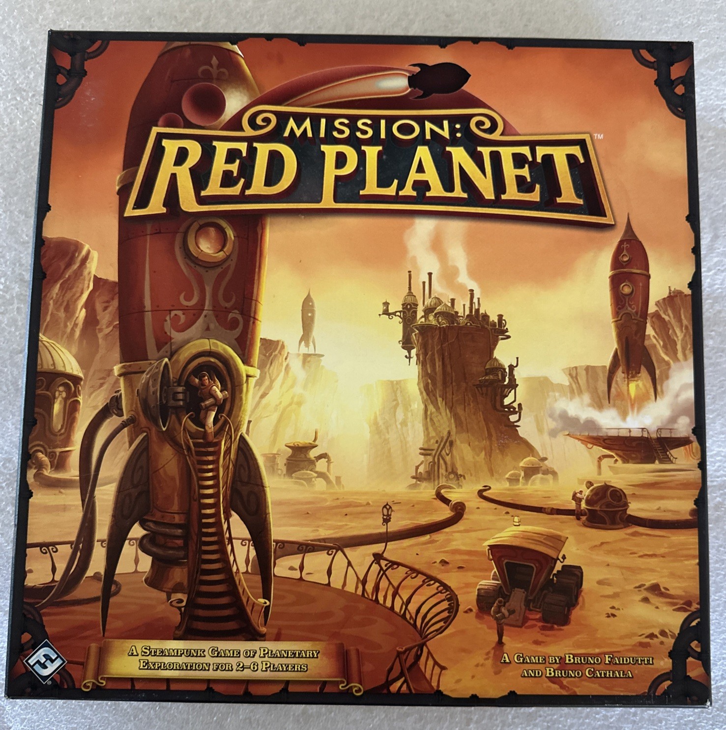 Fantasy Flight Games Mission Red Planet Board Game, 2015, 2-6 Players, 14+