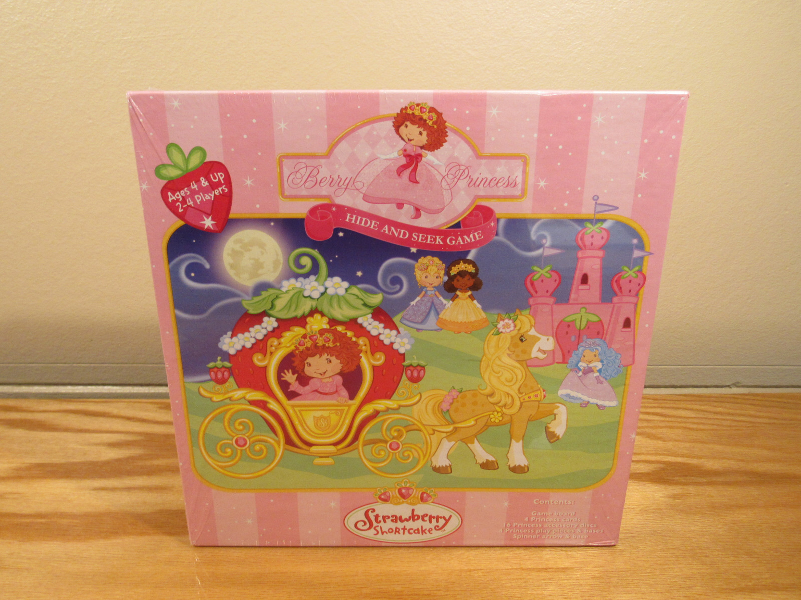 Strawberry Shortcake Berry Princess Hide And Seek Game 2005 2-4 Player Sealed