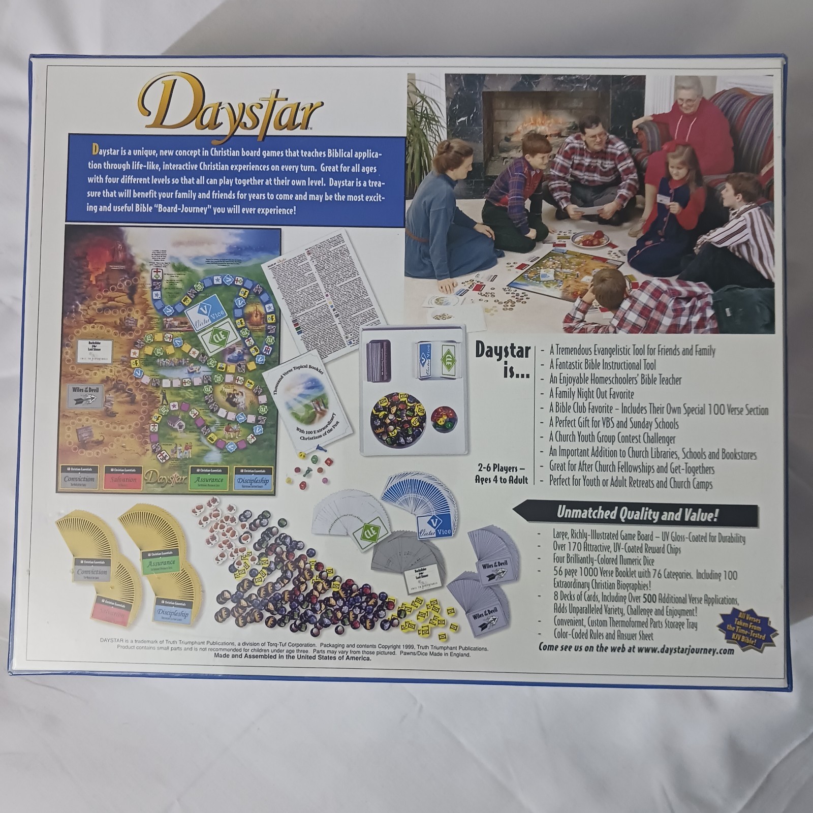 Daystar Board Game Bible Journey For 2 – 6 Players Religious Christian New