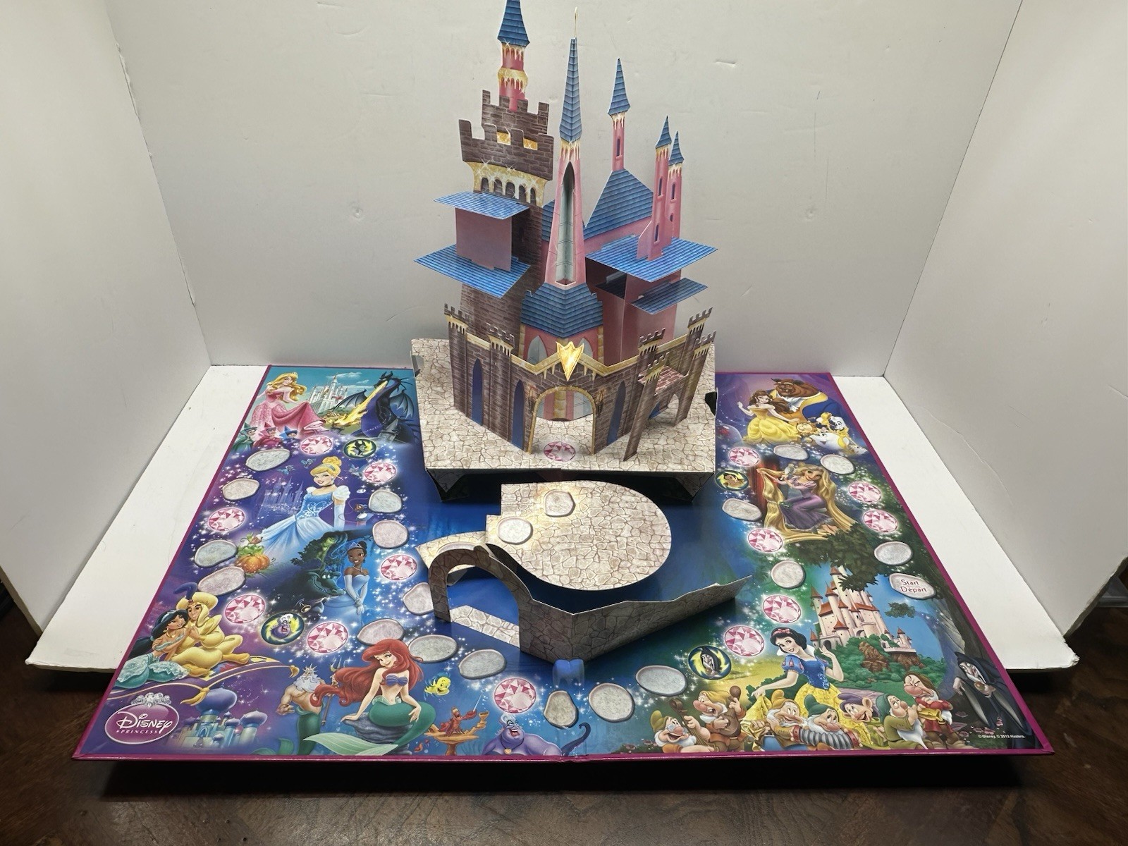 Disney Princess Pop Up Magic Castle Board Game board ONLY