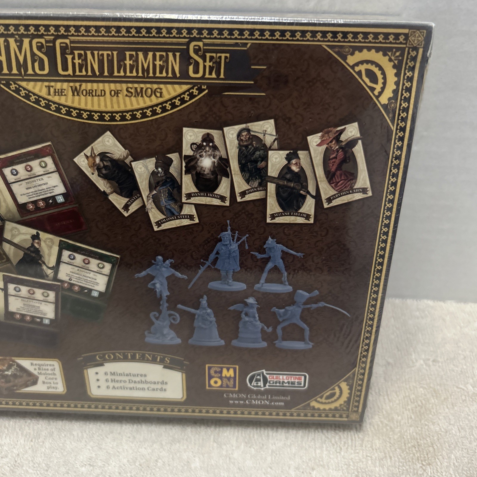 World of Smog Rise of Moloch OHMS Gentlemen Set Expansion CMON New SMG-KS07