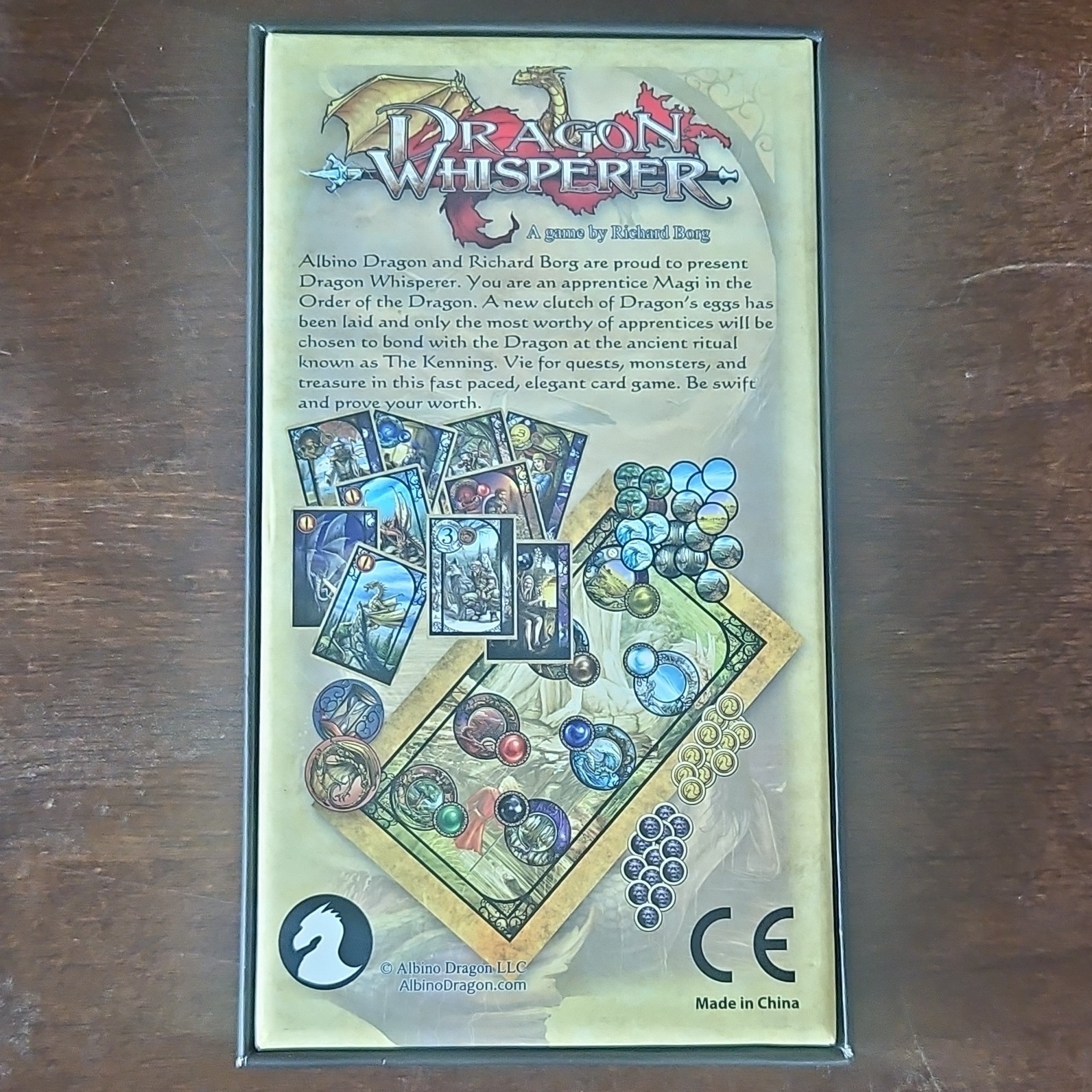 Albino Dragon Dragon Whisperer Fantasy Card Game 3-6 Players 14+ DW-2019