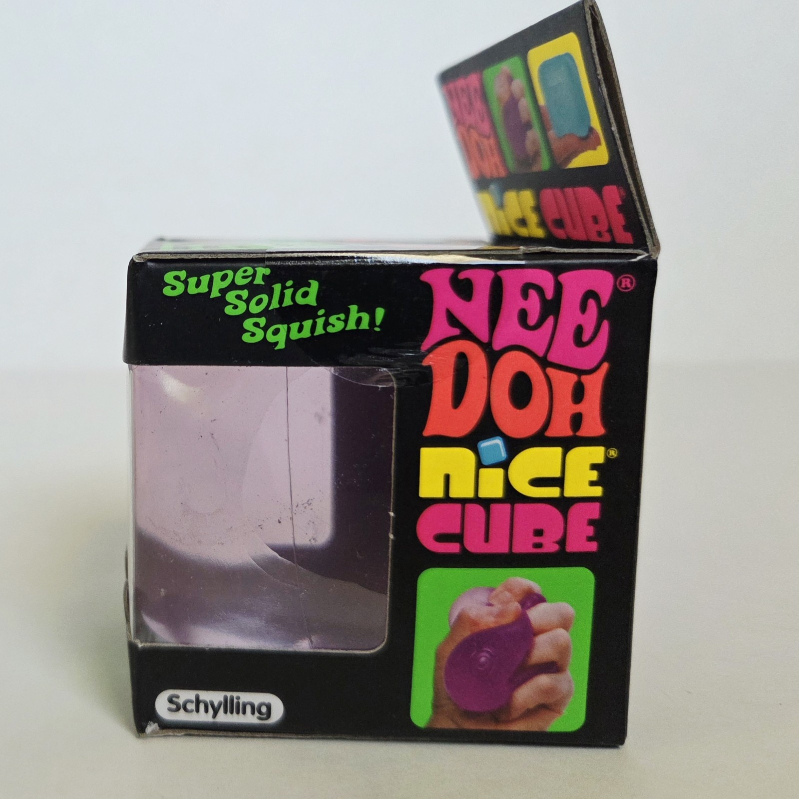 PURPLE NeeDoh Nice Cube Nee Doh Nicecube 2.25″ Squishy Stress Toy 100% AUTHENTIC