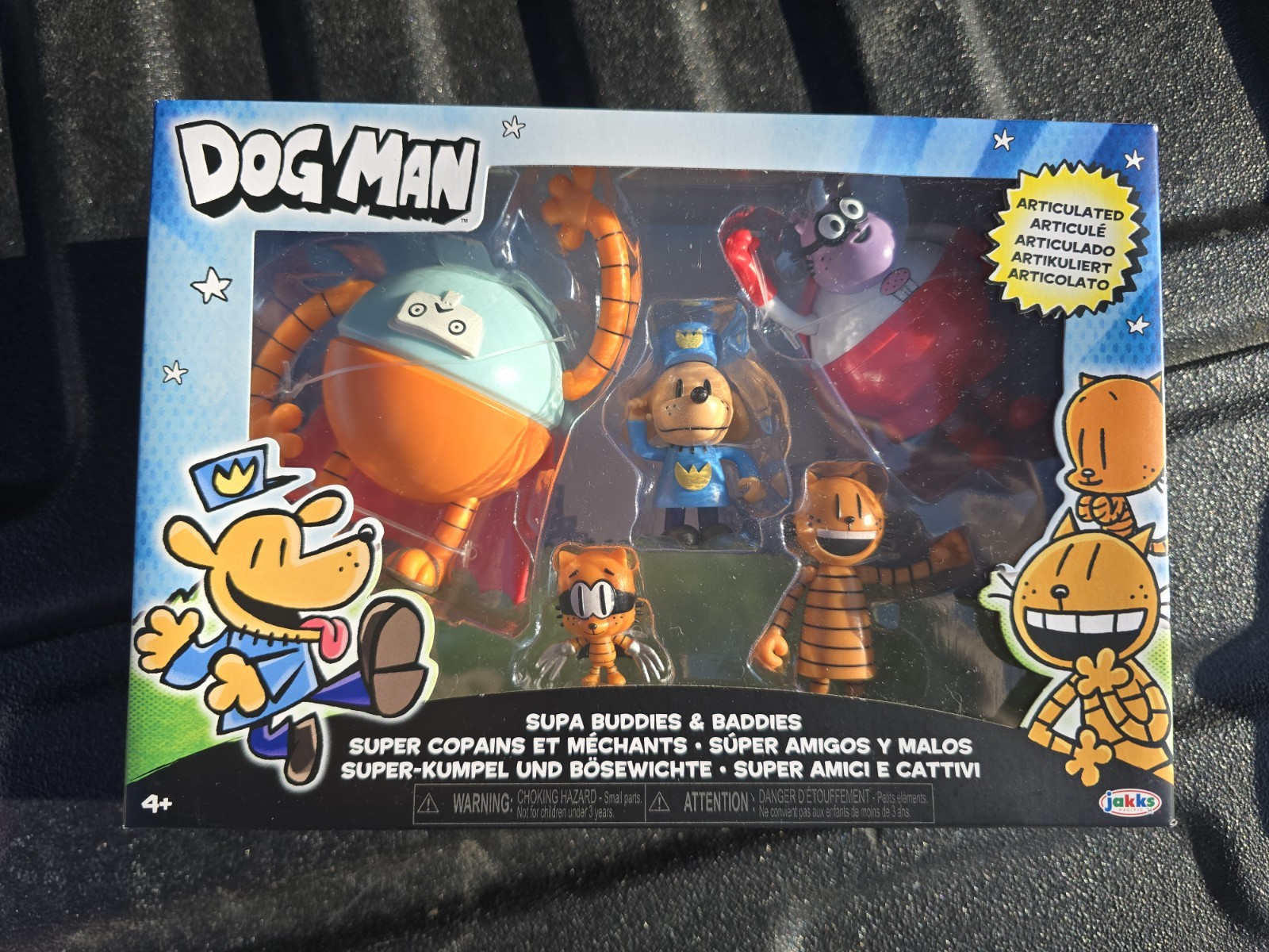 Dog Man 2.5 Scale Action Figures Multipack Wave 4 Jakks Inch Supa Buddies Part