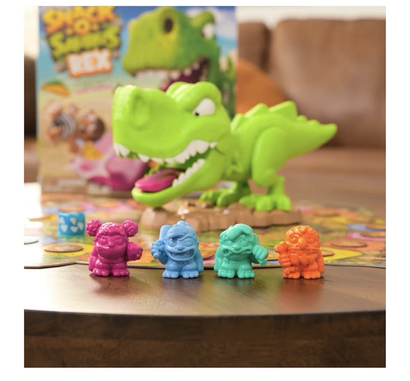 Snack-O-Saurus Rex, Interactive Dinosaur Toy for Kids Board Games for Family NEW