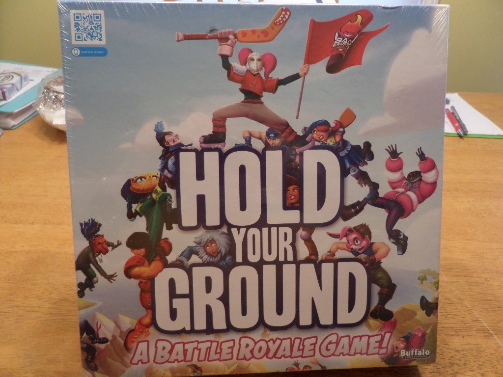 HOLD YOUR GROUND Battle Royale Board Game Exploding Pieces-Buffalo Games -NEW