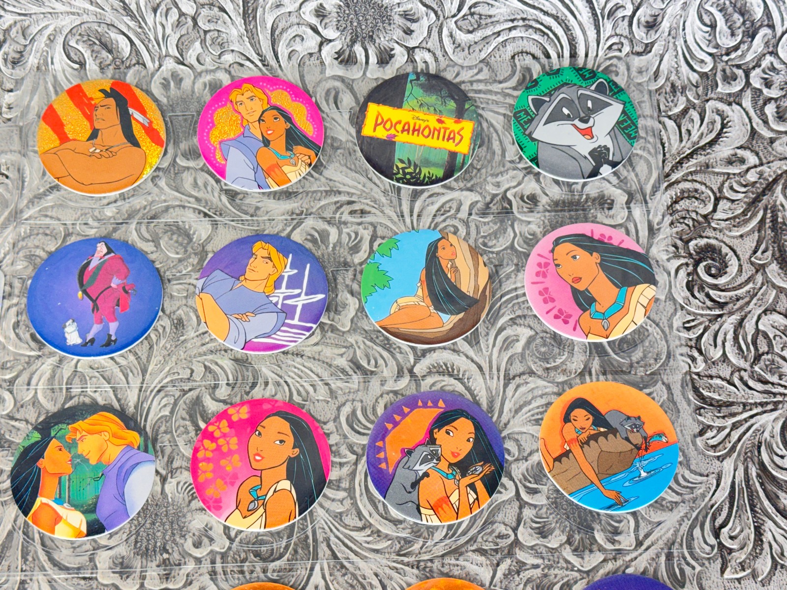 RARE Vintage POG Slammer LOT Disney Pocahontas Canada Games WPF 1995 1-78 SET
