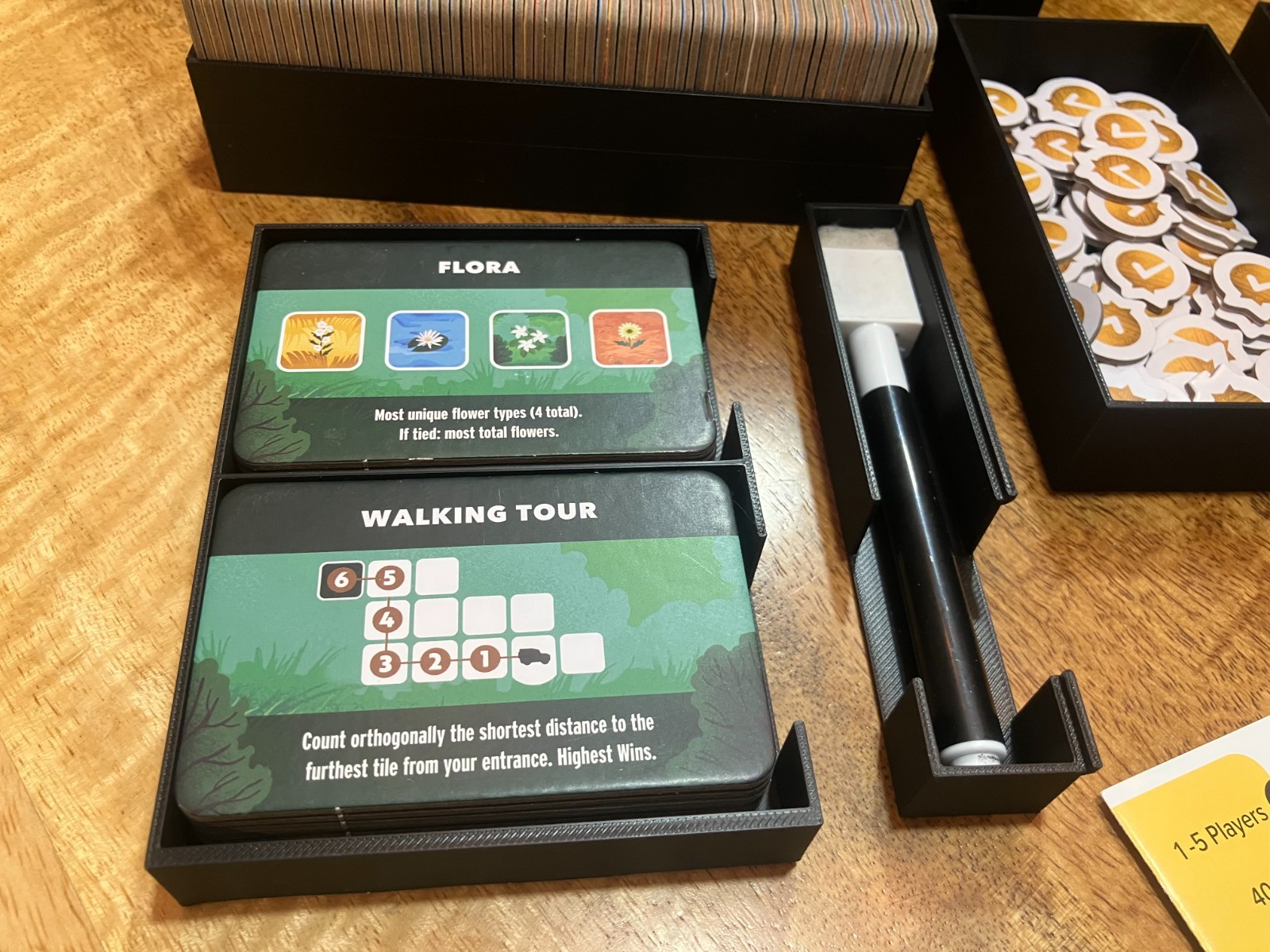 Habitats Board Game Insert with Removable Trays
