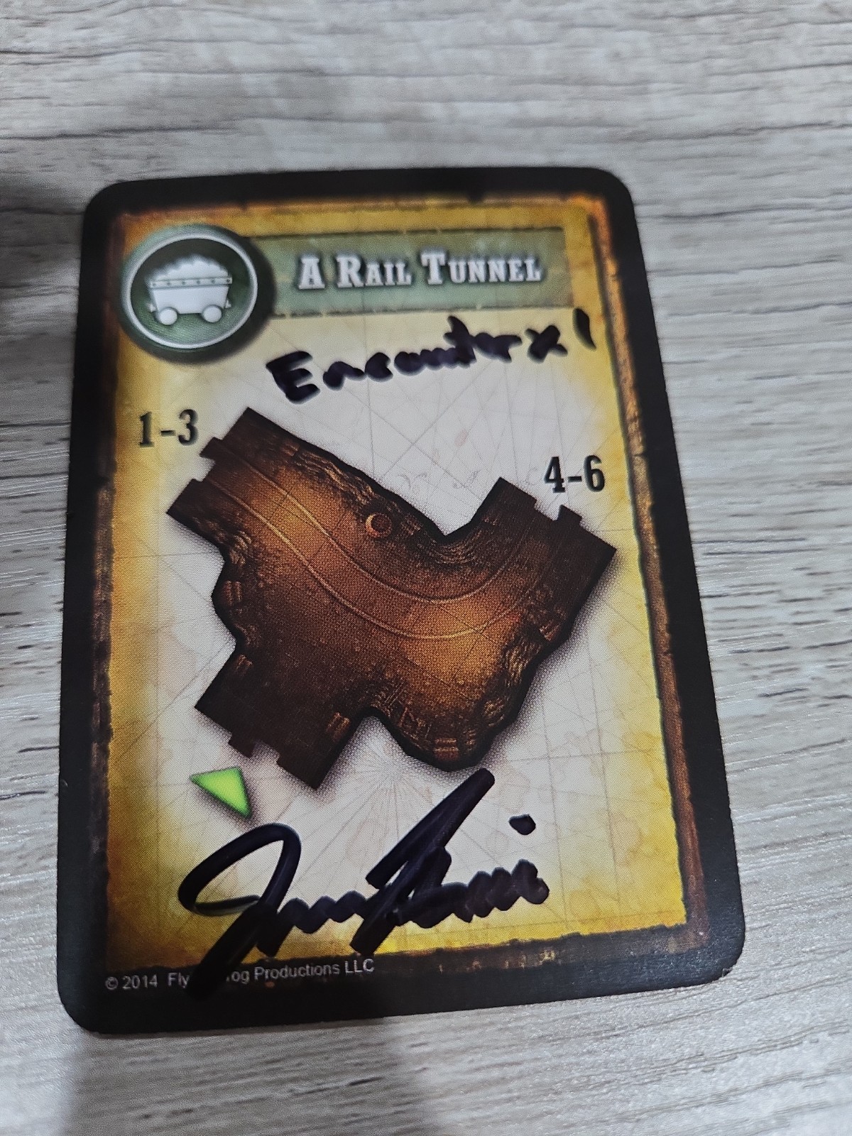 A Rail Tunnel Signed Shadows Of Brimstone With An Extra Challenge!