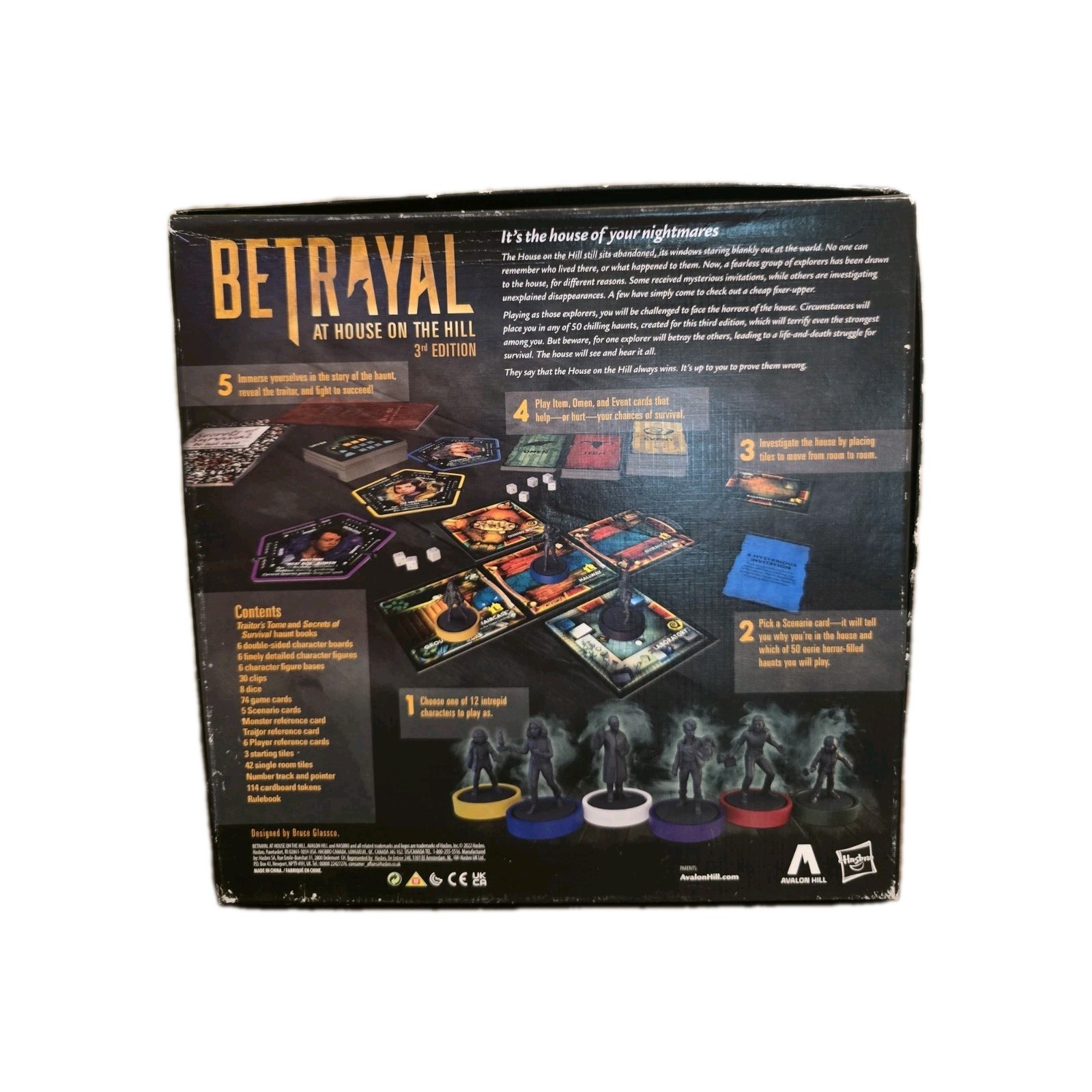 Hasbro Gaming Betrayal at The House on The Hill 3rd Edition. COMPLETE!!!