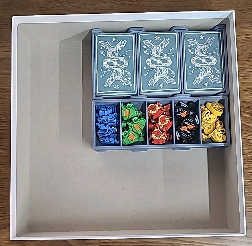 Wyrmspan 3D-Printed Game Organizer – ANY COLOR – Game Insert & Storage Solution