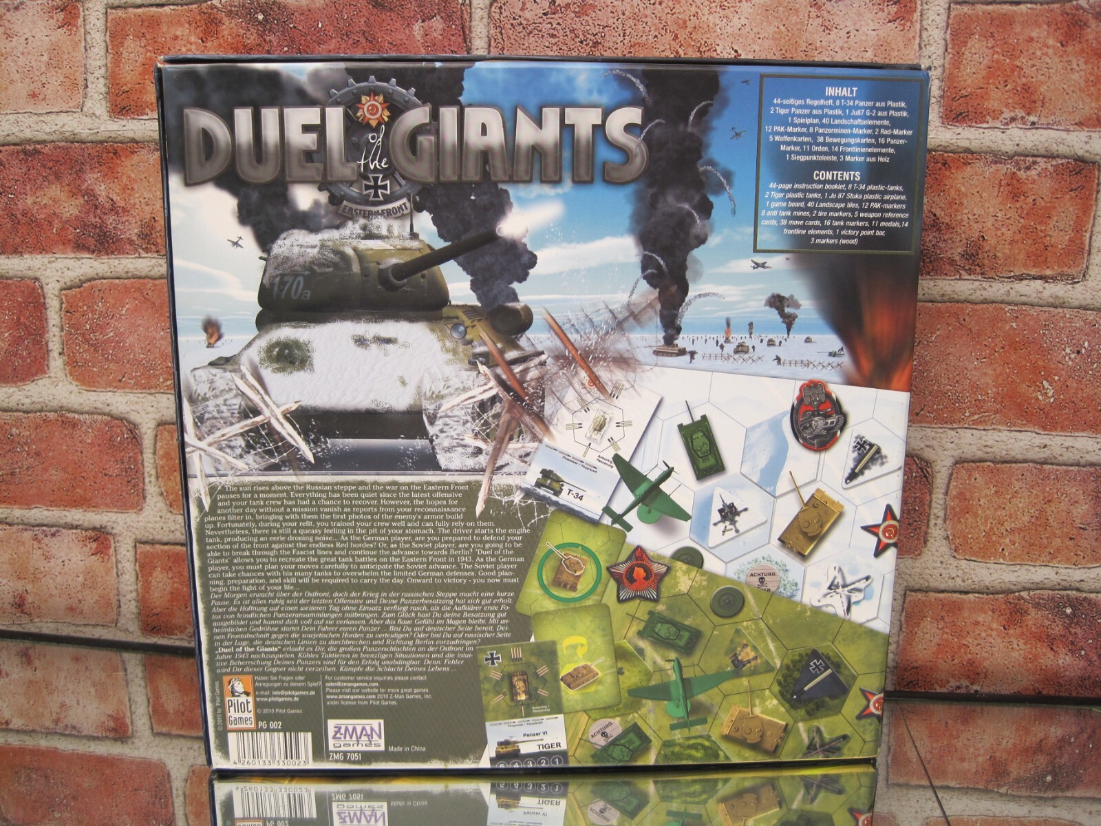 Duel of the Giants WW2 Eastern Front Tank Miniature Wargame Z-Man Board Game