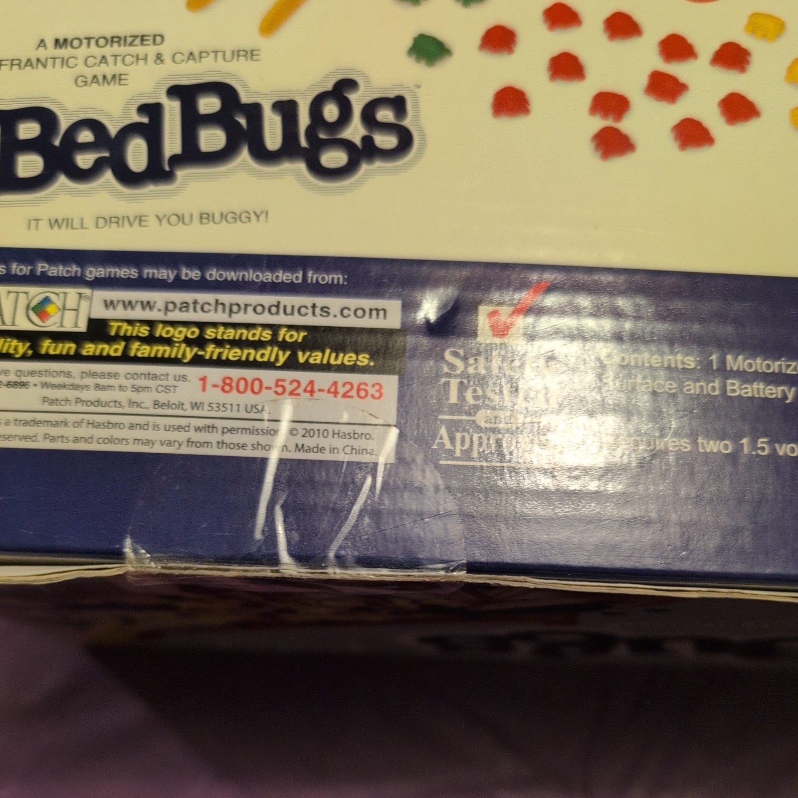 BED BUGS 2010 Motorized Game Ages 6+ Patch Products – BRAND NEW !!