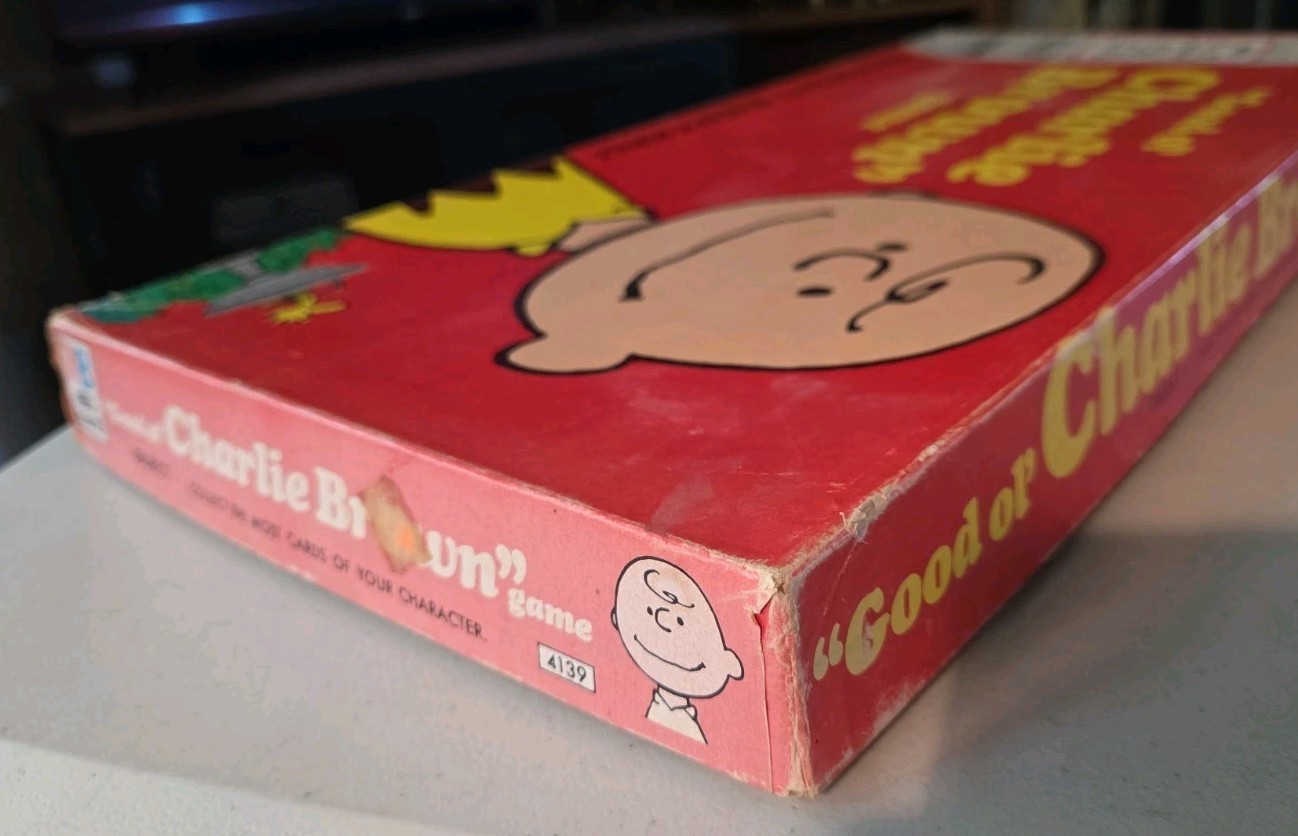 “GOOD OL CHARLIE BROWN” BOARD GAME Vintage MB 1971 100% COMPLETE PEANUTS SNOOPY
