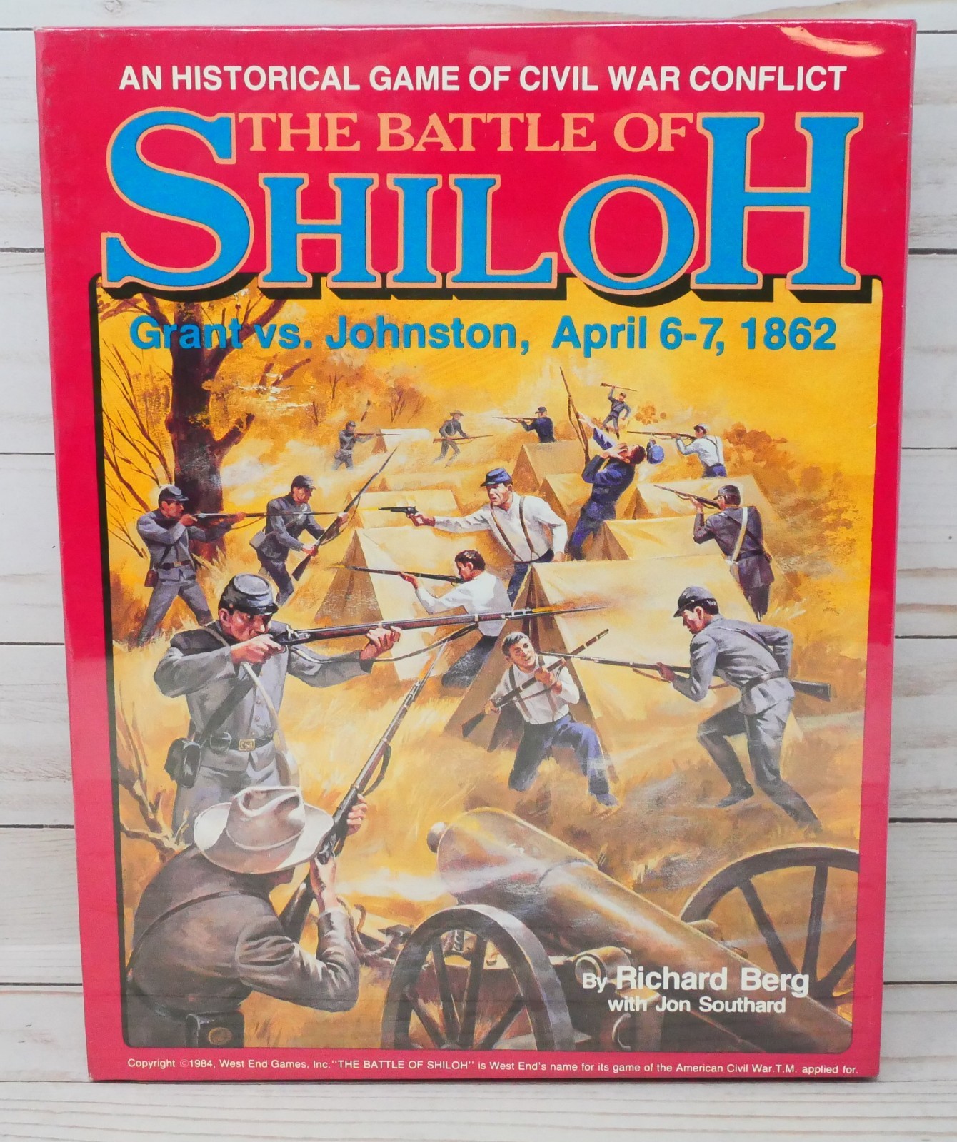 West End Games, The Battle of Shiloh Grant vs Johnston April 6-7 1862, Sealed