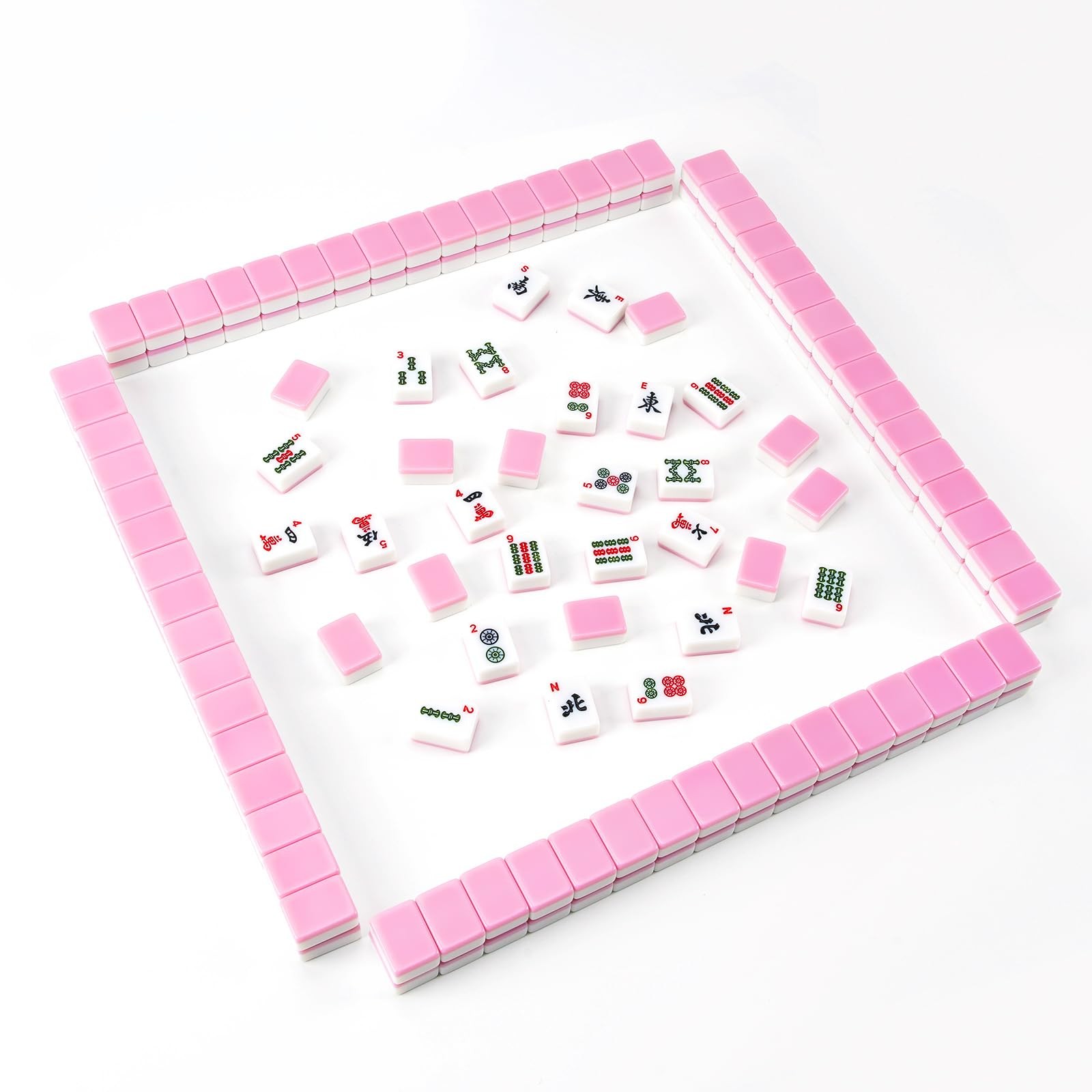 American Mahjong Tile Set, 166 Pcs 1.2″ Mahjong Tiles with 3 Dices 1 Instruct…