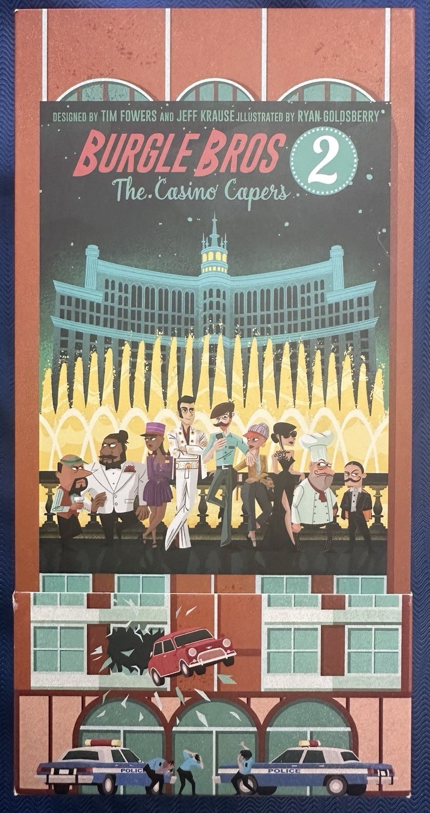 Burgle Bros 2: The Casino Capers Board Game Family Night Fowers 2020 Open Box