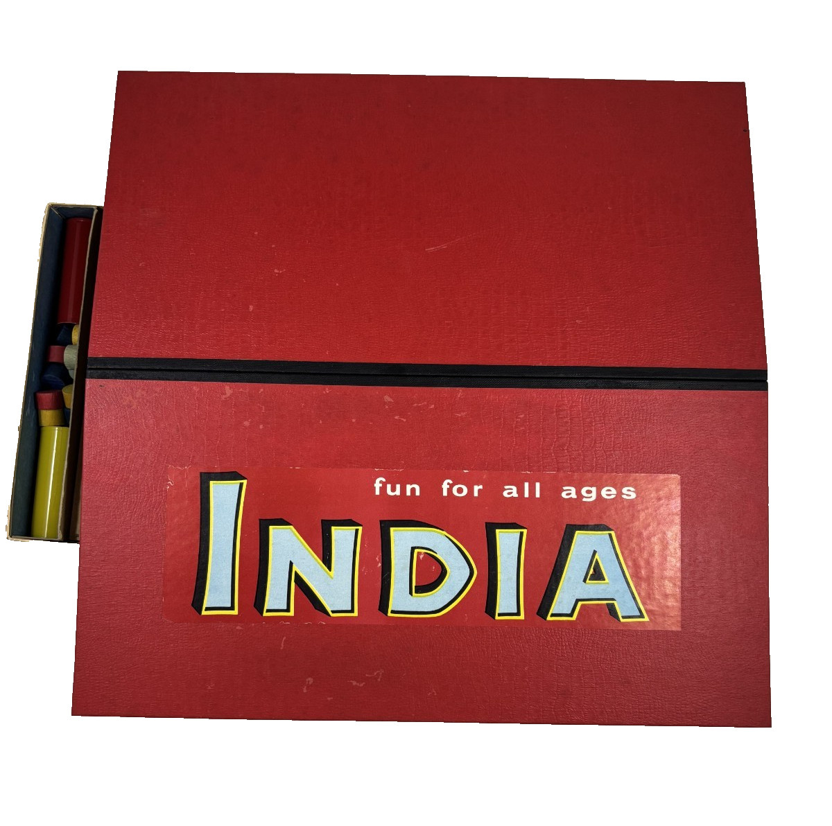 The Royal Game of India Board Game 1940 Parker Bro. 4 Players Complete