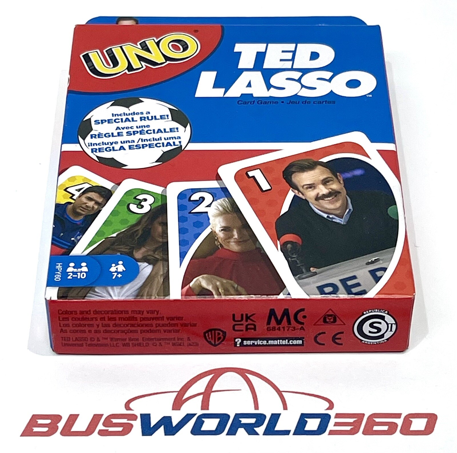 UNO Ted Lasso Edition Mattel Card Game – One (1x) – NEW SEALED – BIN