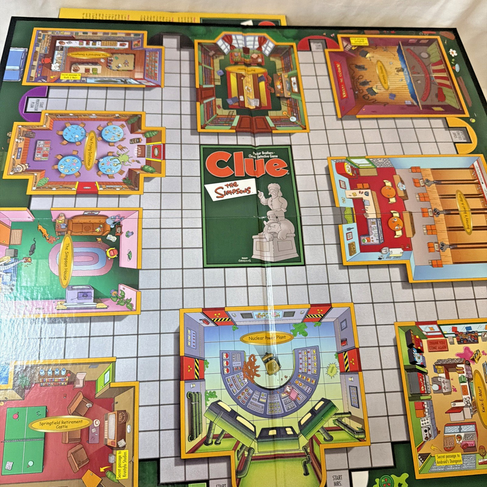 The Simpsons Board Game Lot Jeopardy Clue Life 3-D Chess Vintage 4 Games