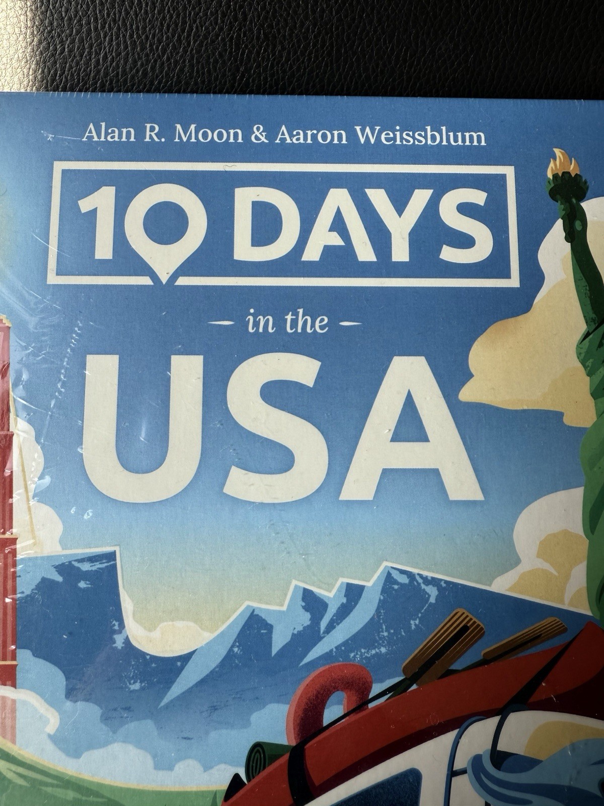 10 Days in The USA Board Game 30 Minutes 2-4 Players Age 8+ The OP Games