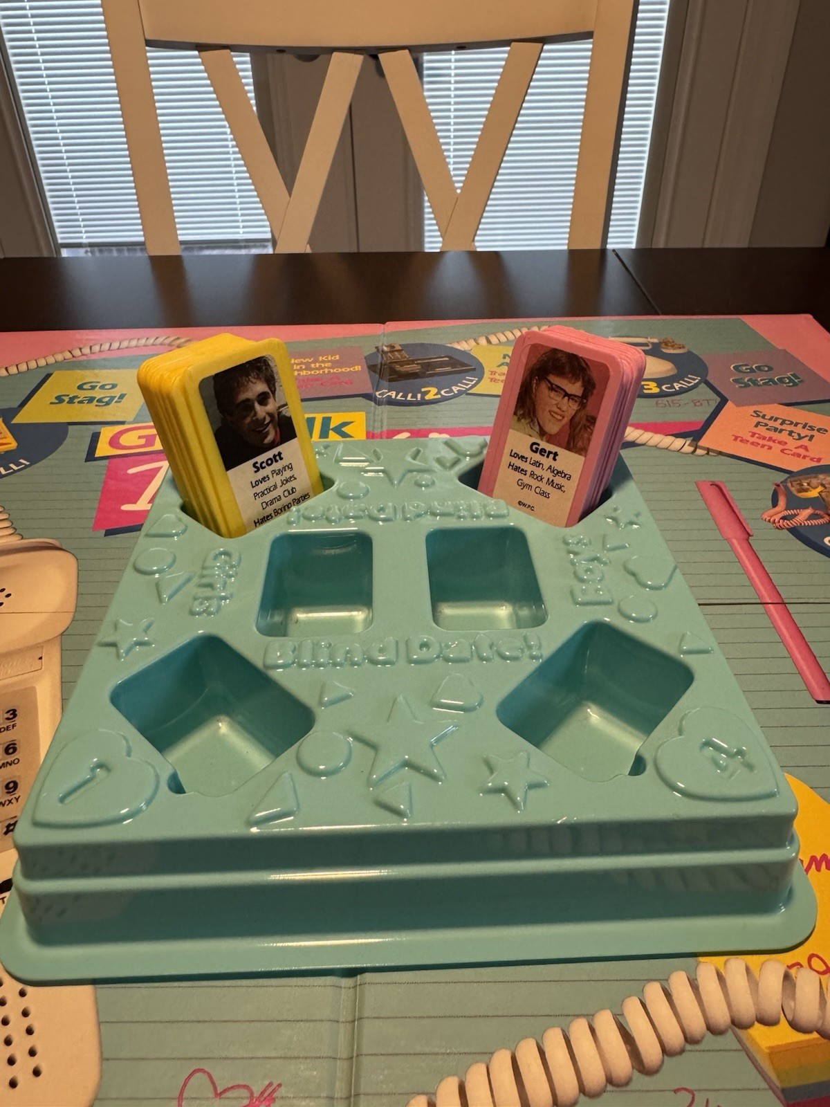 Golden Girl Talk Date Line Talking Dating Board Game Vintage 1989 Ages 10+ 4251