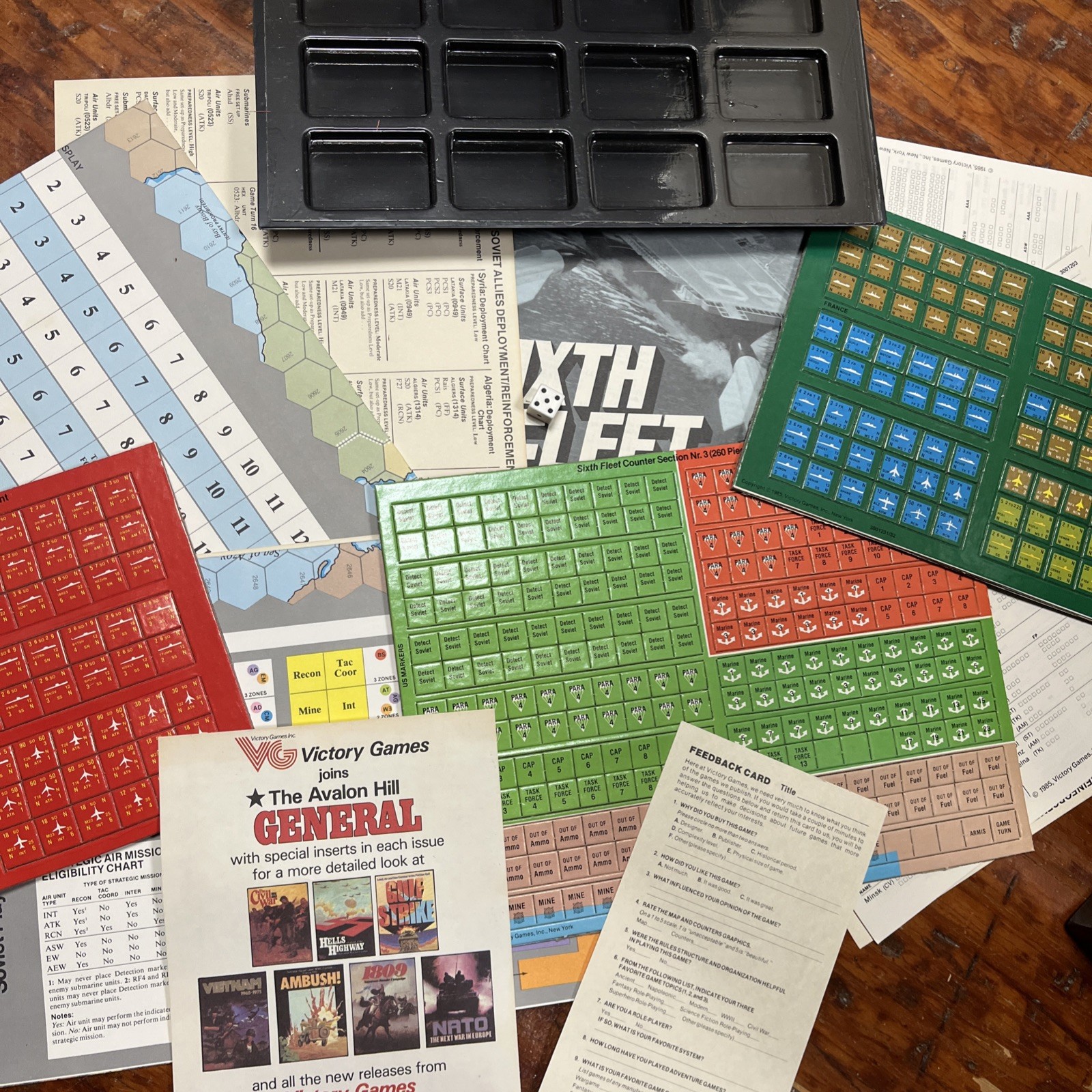 Sixth Fleet Victory Games Inc Modern Naval Combat In The Mediterranean