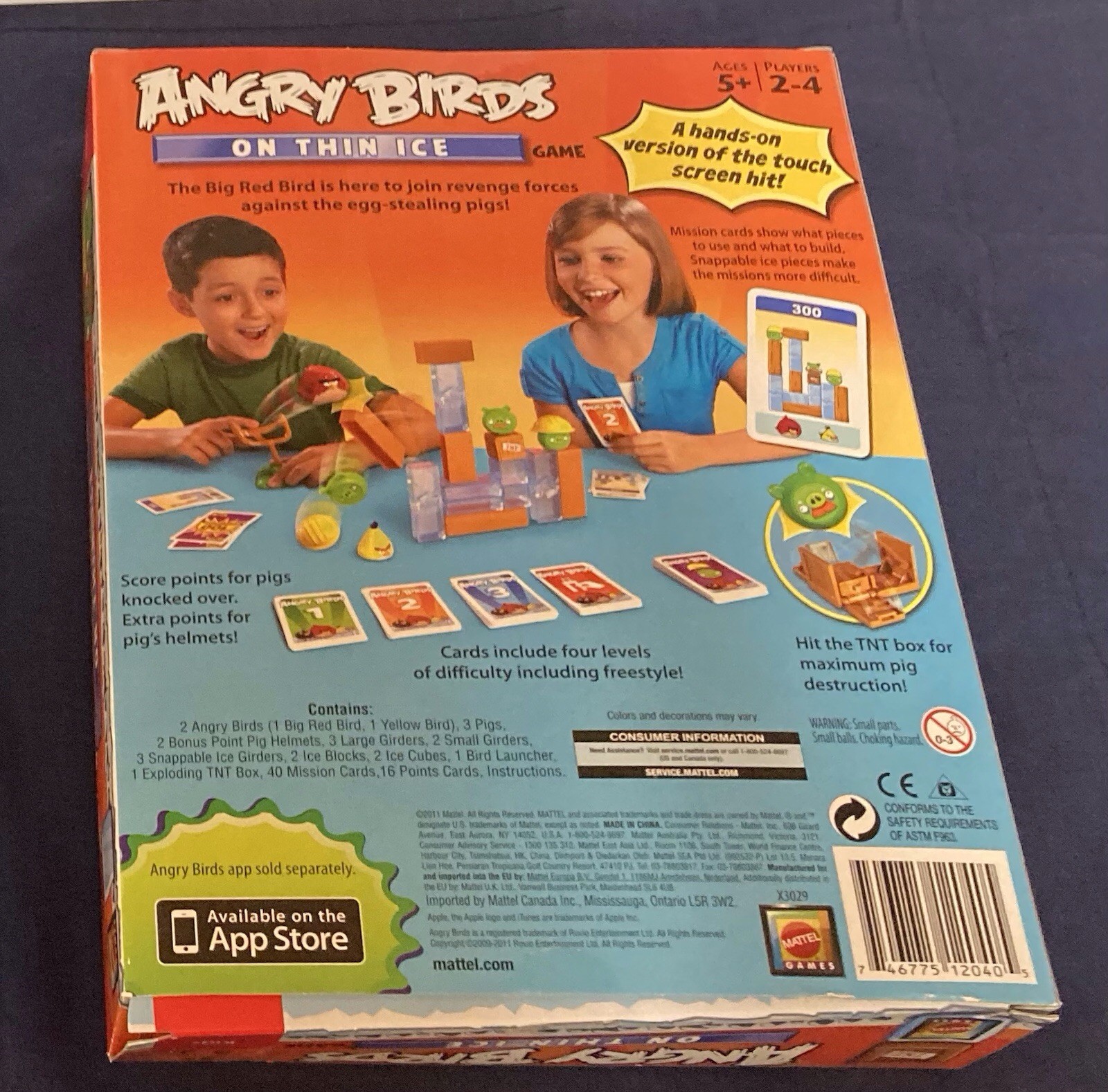 Mattel Games X3029 Angry Birds On Thin Ice Game