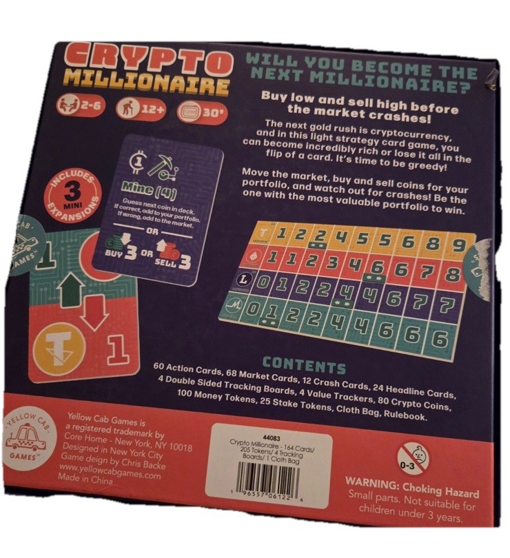 Crypto MILLIONAIRE BOARDGAME
