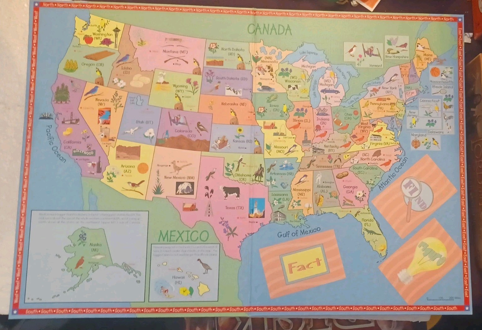 Great States Board Game International Playthings 1999 Geography Complete