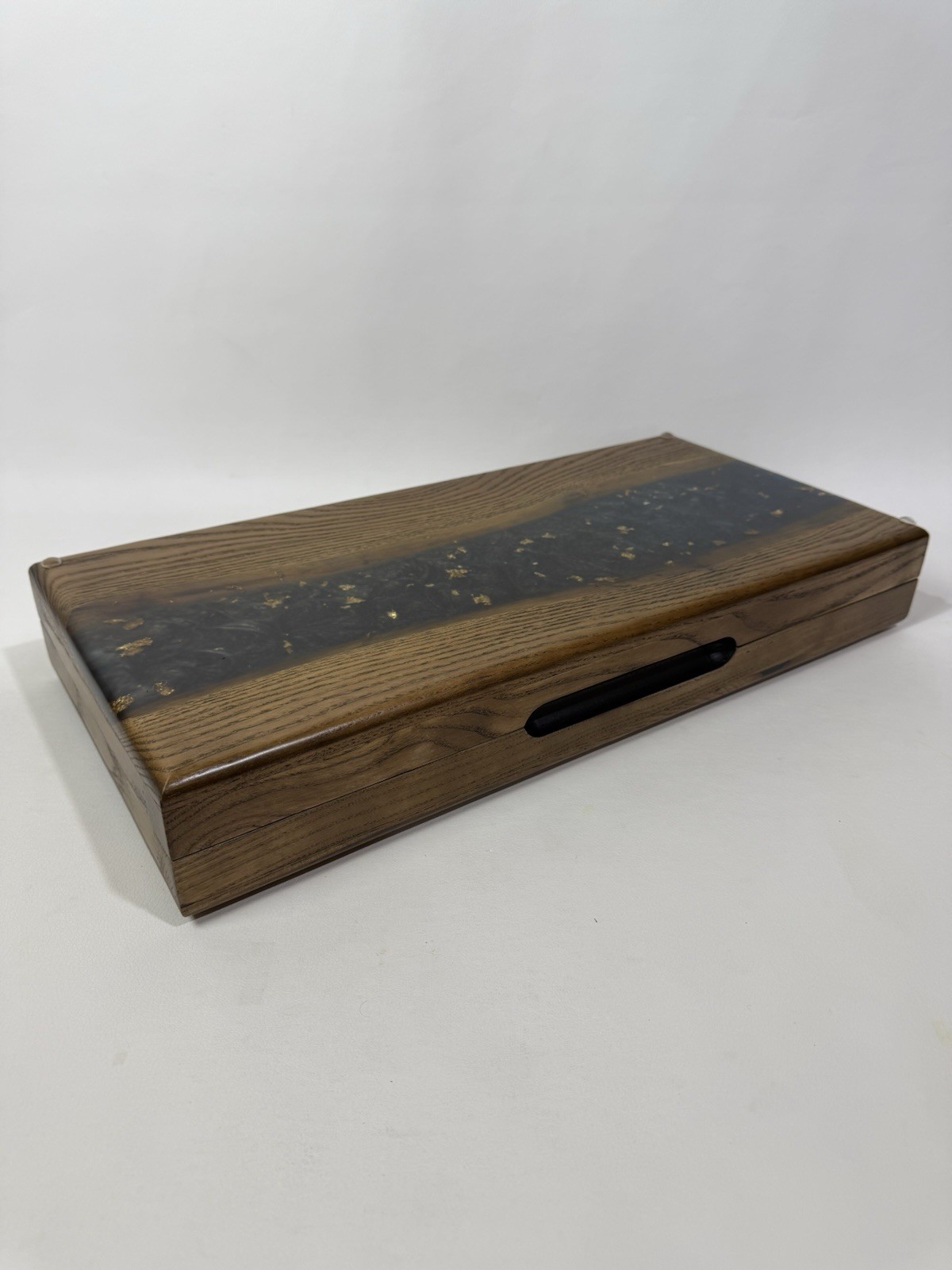 Luxury Wooden Backgammon with Epoxy Resin