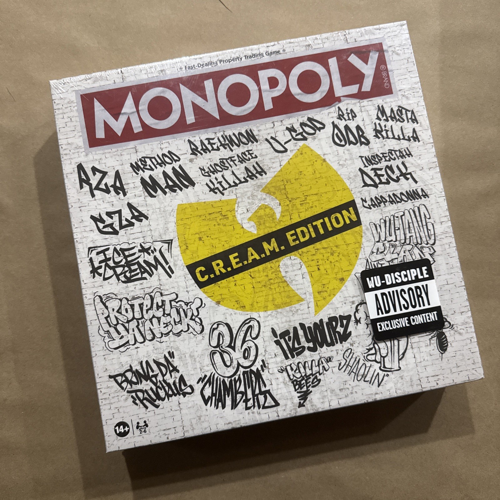WU TANG CLAN Monopoly Game NEW SEALED Online Limited Edition /700 w Bonus Pieces