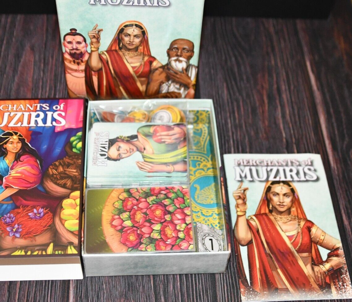 Merchants of Muziris | Kolossal Games | John Clowdus | OOP | Sleeved | VG+