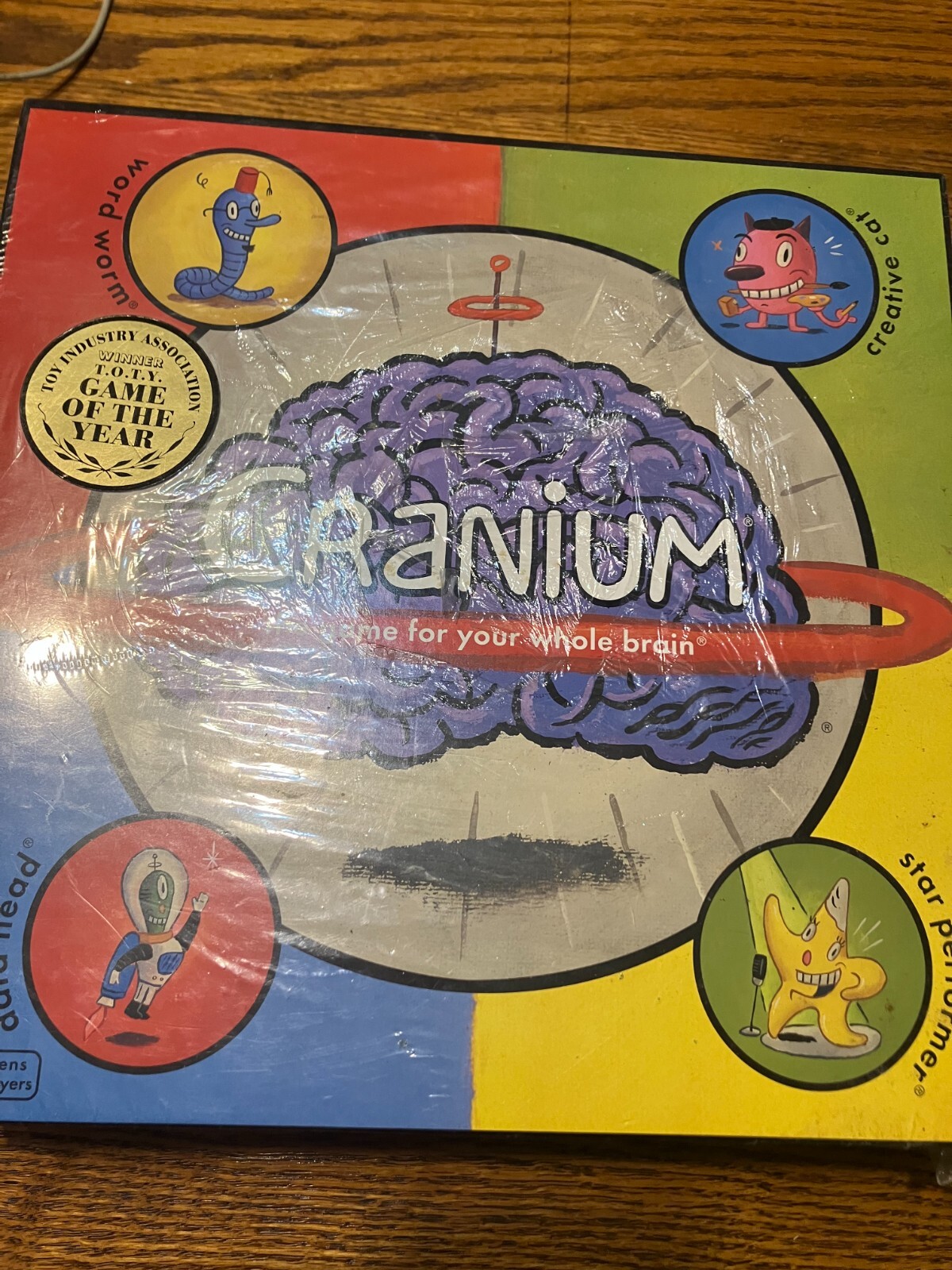 NIP Cranium Board Game For Your Whole Brain Teen & Adult NEW FACTORY SEALED
