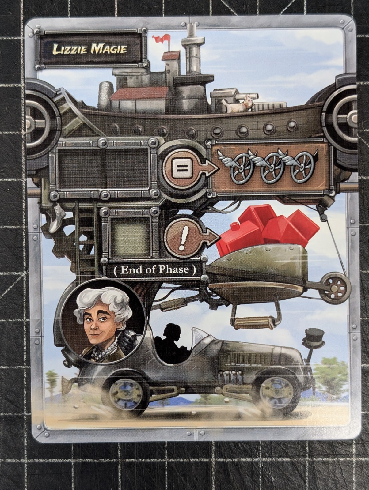 Steampunk Rally Board Game Promo – Lizzie Magie – Unplayed
