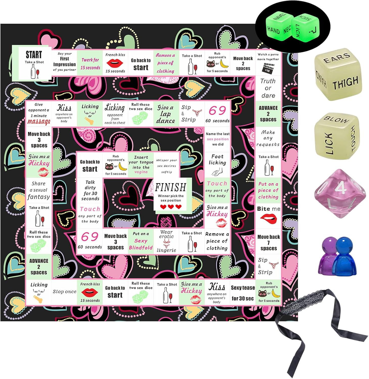 Couple Board Game for Date Night – Romantic Couple Games for Date Night Sex Game